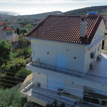 Beautiful Maisonette With A View To The Mountains And The Sea Agia Marina  Экстерьер фото