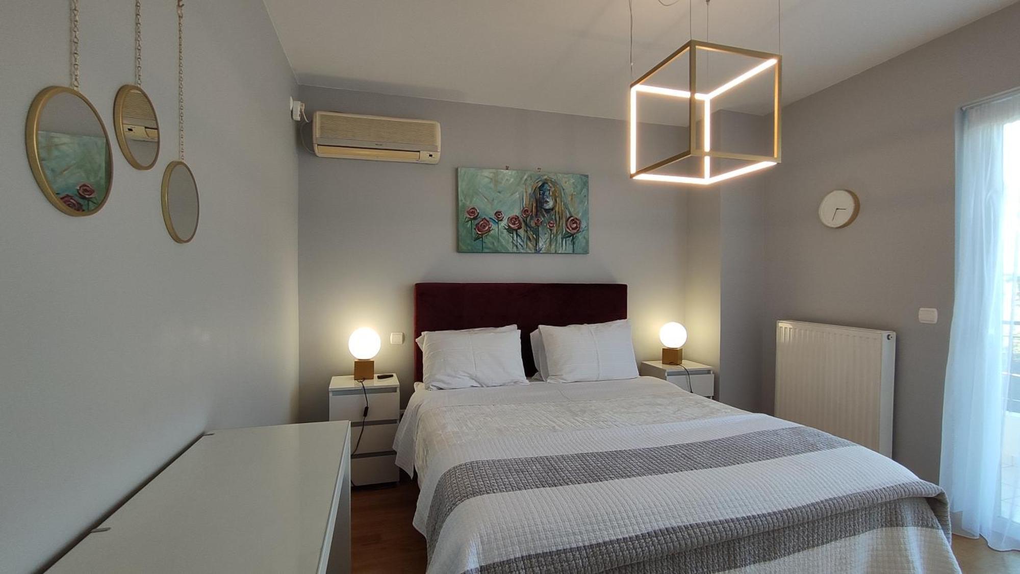 Beautiful Maisonette With A View To The Mountains And The Sea Agia Marina  Экстерьер фото